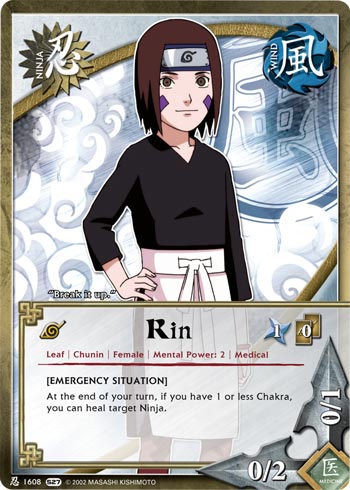 Rin — Naruto CCG card n1608