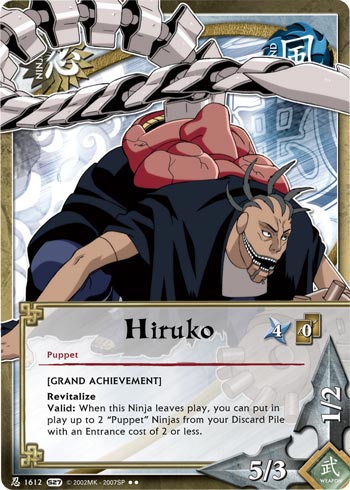 Hiruko — Naruto CCG card n1612