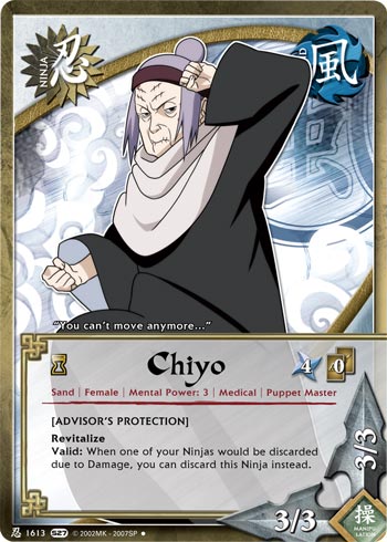 Chiyo — Naruto CCG card n1613