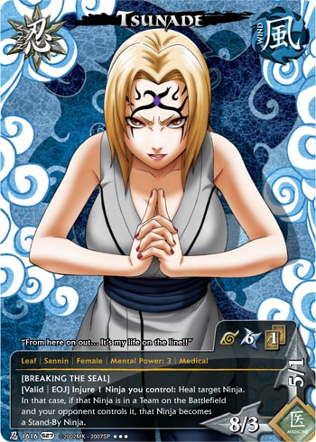Tsunade — Naruto CCG card n1616
