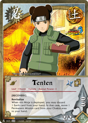 Tenten — Naruto CCG card n1623