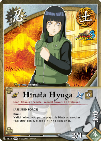 Hinata Hyuga — Naruto CCG card n1624