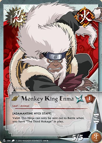 Monkey King Enma — Naruto CCG card n164