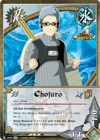 Chojuro — Naruto CCG card n1649