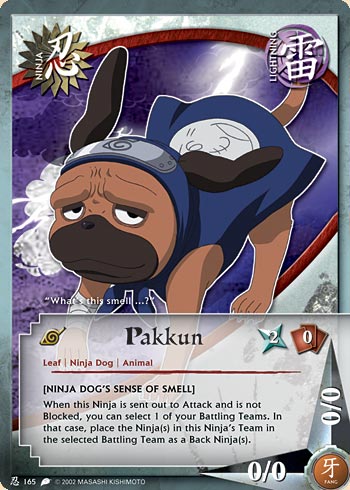 Pakkun — Naruto CCG card n165