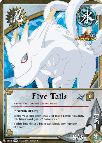 Five Tails — Naruto CCG card n1652