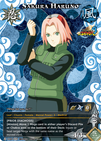 Sakura Haruno — Naruto CCG card n1655
