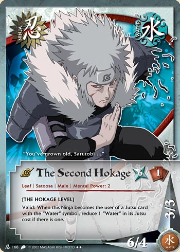 The Second Hokage — Naruto CCG card n168