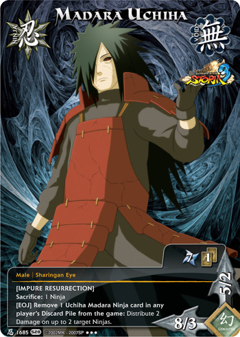 Madara Uchiha — Naruto CCG card n1685