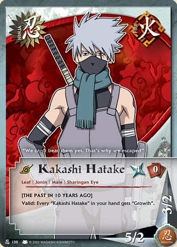 Kakashi Hatake — Naruto CCG card n185