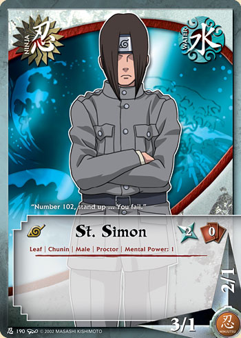 St. Simon — Naruto CCG card n190