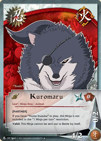 Kuromaru — Naruto CCG card n197