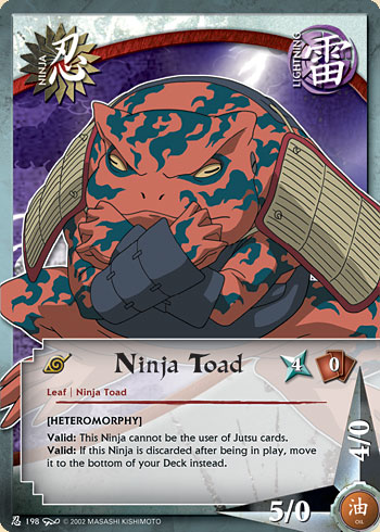 Ninja Toad — Naruto CCG card n198