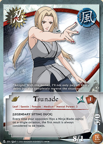 Tsunade — Naruto CCG card n201