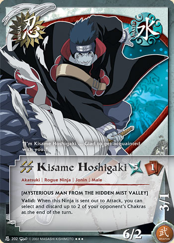 Kisame Hoshigaki — Naruto CCG card n202