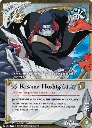 Kisame Hoshigaki — Naruto CCG card n202b