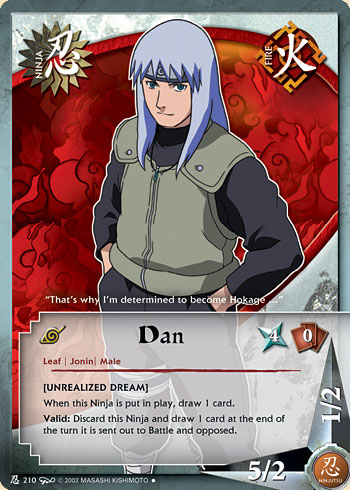 Dan — Naruto CCG card n210