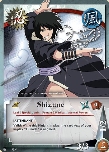 Shizune — Naruto CCG card n211