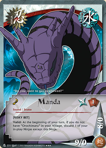 Manda — Naruto CCG card n221