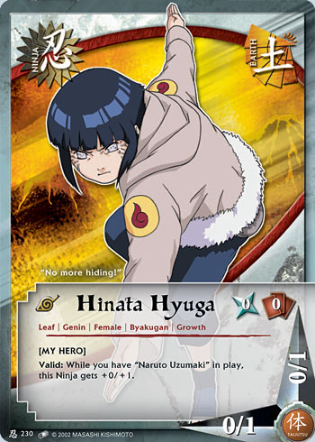 Hinata Hyuga — Naruto CCG card n230