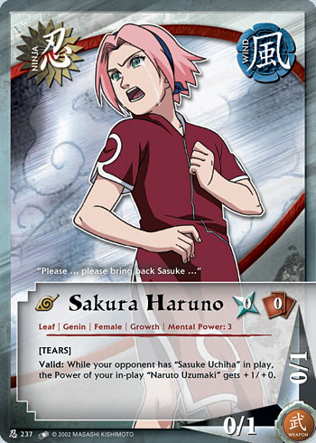 Sakura Haruno — Naruto CCG card n237