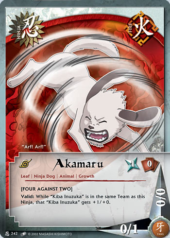 Akamaru — Naruto CCG card n242