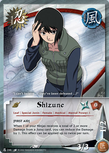 Shizune — Naruto CCG card n246