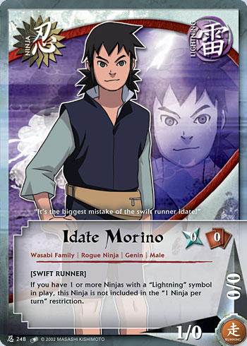 Idate Morino — Naruto CCG card n248