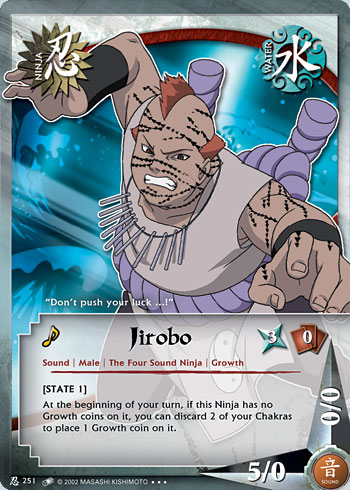 Jirobo — Naruto CCG card n251