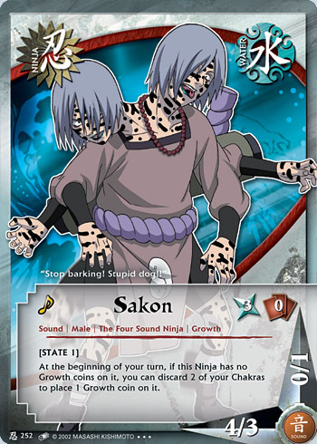 Sakon — Naruto CCG card n252