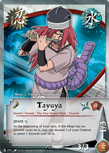 Tayuya — Naruto CCG card n253