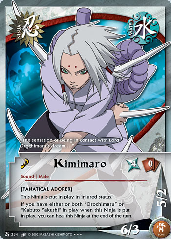 Kimimaro — Naruto CCG card n254
