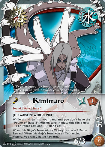 Kimimaro — Naruto CCG card n279
