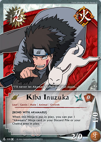 Kiba Inuzuka — Naruto CCG card n328