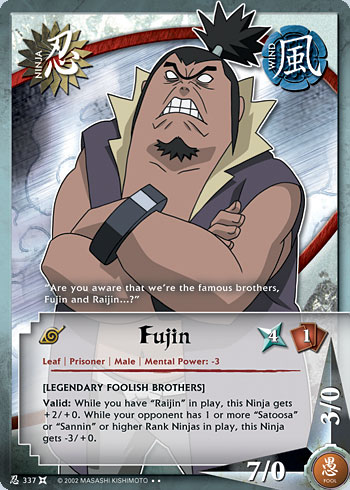 Fujin — Naruto CCG card n337