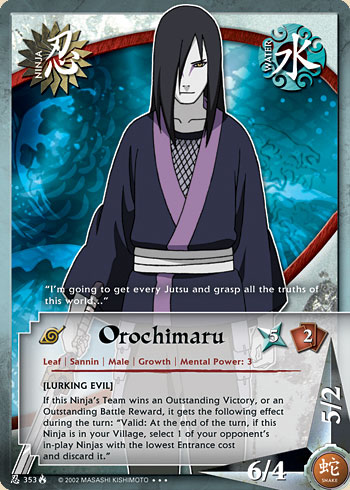 Orochimaru — Naruto CCG card n353