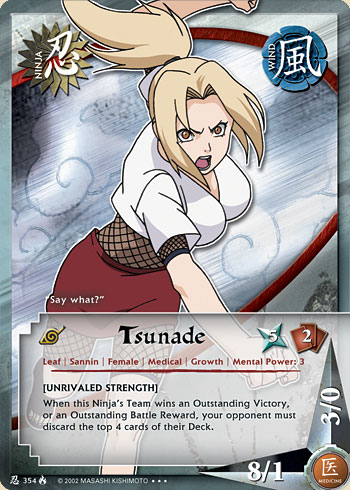 Tsunade — Naruto CCG card n354