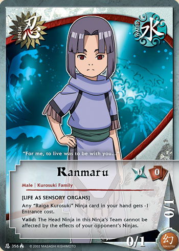 Ranmaru — Naruto CCG card n356