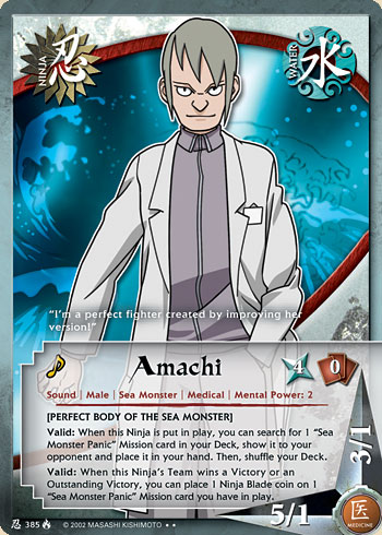 Amachi — Naruto CCG card n385
