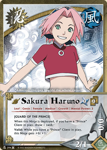 Sakura Haruno — Naruto CCG card n394