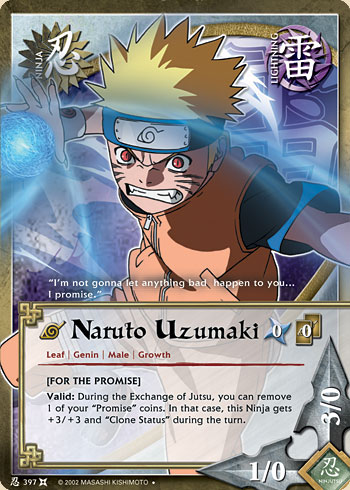 Naruto Uzumaki — Naruto CCG card n397