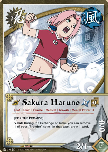 Sakura Haruno — Naruto CCG card n398
