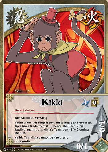 Kikki — Naruto CCG card n402