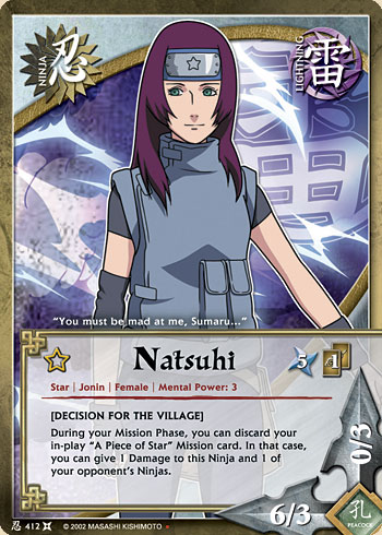 Natsuhi — Naruto CCG card n412