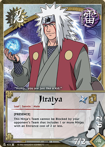 Jiraiya — Naruto CCG card n422