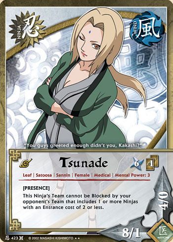 Tsunade — Naruto CCG card n423