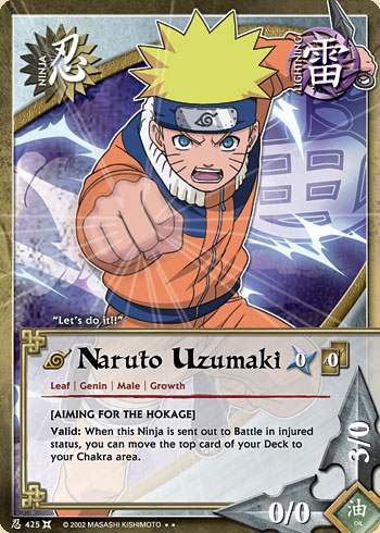 Naruto Uzumaki — Naruto CCG card n425
