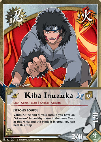 Kiba Inuzuka — Naruto CCG card n427