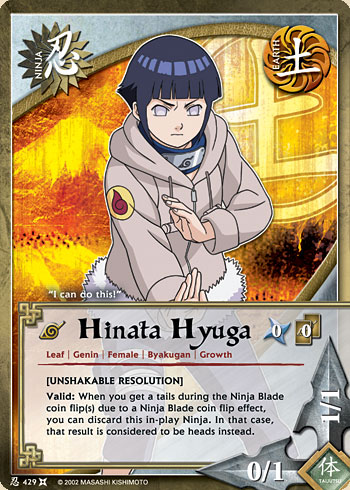 Hinata Hyuga — Naruto CCG card n429