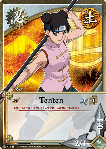 Tenten — Naruto CCG card n431